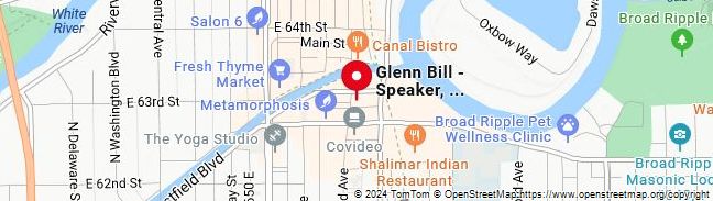 Map of Best Selling Author Speaker Indianapolis Indiana